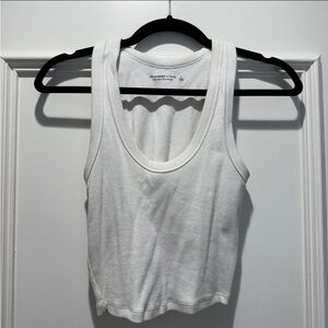 Abercrombie & Fitch Essentials  White Tank Top